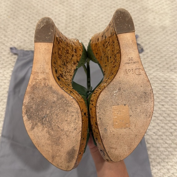 Green Dior Python Shoes - Picture 3 of 3